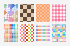 Rainbow Checkered Seamless Digital Paper Product Image 3