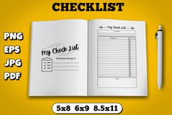 Amazon kdp checklist interior for kindle publisher Product Image 1