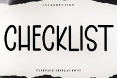 Checklist Product Image 1