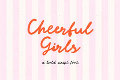 Cheerful Girls Handwritten Retro Vibes Script Product Image 20