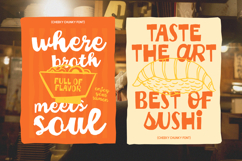 Cheeky Chunky - Sans Vibe Script Font Product Image 2