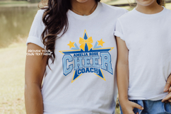 Cheer team coach name svg, cheerleading coach svg Product Image 2