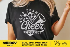 Cheer Coach Svg, Cheerleader Coach, Cheer Coach Shirt, Megaphone Svg, Tumbler, Cricut Cut Files, Silhouette, Sublimation, Cheerleading Coach, Cheer Coach Design, Cheer Team Coach, Cheer Coach Gifts, Svg Png Dxf Eps