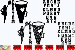 Cheer Custom SVG | Cheer SVG | Cheer Mom SVG | Sport SVG Product Image 1