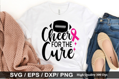 Cheer for the cure SVG - Thyroid Cancer Awareness Design Product Image 1