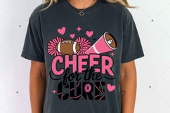 Cheer For The Cure PNG, Football PNG, Pink Ribbon PNG Product Image 3