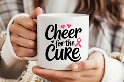 Cheer For The Cure SVG | Breast Cancer Awareness SVG Product Image 3