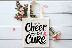Cheer For The Cure SVG | Breast Cancer Awareness SVG Product Image 4