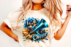 Cheer PNG, Cheerleader PNG, Cheer Coquette PNG, Cheer Bow Product Image 2
