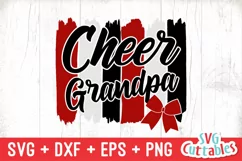 Cheer SVG | Cheer Grandpa | Paint Strokes | Shirt Design Product Image 2