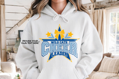 Cheerleader shirt svg, Cheerleading svg Product Image 2