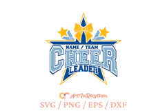 Cheerleader shirt svg, Cheerleading svg Product Image 3