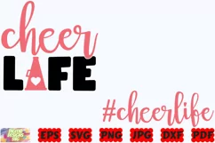 Cheer Life SVG | Cheer SVG | Sport SVG | Cheer Mom SVG | PNG Product Image 2
