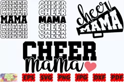Cheer Mama SVG | Cheer SVG | Mama SVG | Sport SVG |Cheer Mom Product Image 2