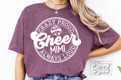 Crazy Proud Always Loud Cheer Mimi SVG PNG Product Image 2