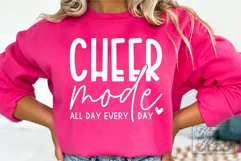 Cheer Mode SVG - Cheerleader PNG - Dance Mom SVG - Dance SVG Product Image 1