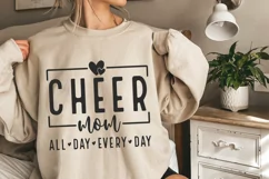 Cheer Mom SVG, Cheerleader SVG, Baseball Mom SVG, Cheer Life Product Image 2