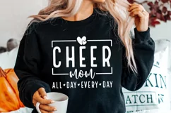 Cheer Mom SVG, Cheerleader SVG, Baseball Mom SVG, Cheer Life Product Image 1