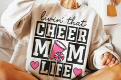 Cheerleader PNG, Cheer Mom Life PNG, Cheerleading PNG, Cheer Product Image 2