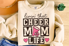 Cheerleader PNG, Cheer Mom Life PNG, Cheerleading PNG, Cheer Product Image 3