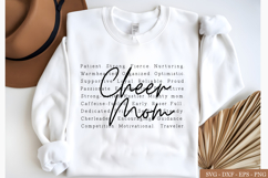 Cheer Mom png svg, Cheer Mom words png svg, Cheer Mom tshirt Product Image 1