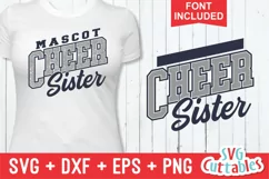 Cheer Sister SVG | Cheer Template 0047 | Cheer Shirt Product Image 1