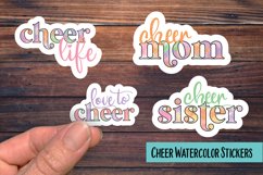Watercolor Cheer PNG Sticker Pack Product Image 1