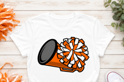 Cheerleader SVG Bundle, Megaphone and Pom Pom Cheer Cut File Product Image 2