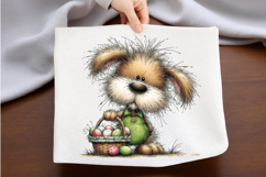 Whimsical Easter Bunny Clipart Product Image 2