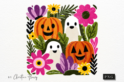 Preppy Boho Halloween PNG Product Image 4