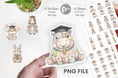 Graduation Party Patchwork Sticker Product Image 1