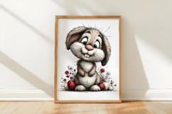 Cheerful Happy Easter Bunny with Spring Joy Product Image 3