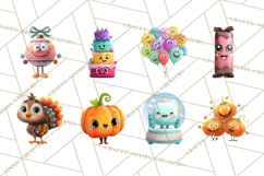 Whimsical Seasonal &amp; Holiday Objects Clip Art PNG Product Image 4