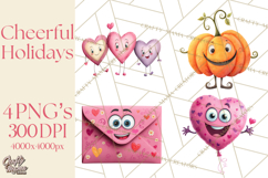 Whimsical Seasonal &amp; Holiday Objects Clip Art PNG Product Image 1