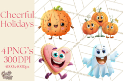 Whimsical Seasonal &amp; Holiday Objects Clip Art PNG Product Image 1