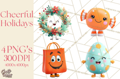 Whimsical Seasonal &amp; Holiday Objects Clip Art PNG Product Image 1