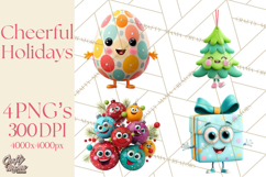 Whimsical Seasonal &amp; Holiday Objects Clip Art PNG Product Image 1