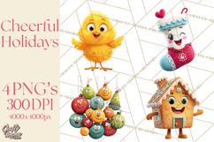 Whimsical Seasonal &amp; Holiday Objects Clip Art PNG Product Image 1