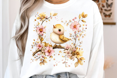 Cheerful Spring Bird Clipart Product Image 2