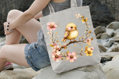 Cheerful Spring Bird Clipart Product Image 3