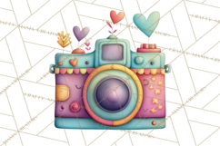 Everyday Objects Whimsical Clip Art PNG, Home Decor Clipart Product Image 3