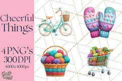 Everyday Objects Whimsical Clip Art PNG, Home Decor Clipart Product Image 1