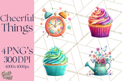 Everyday Objects Whimsical Clip Art PNG, Home Decor Clipart Product Image 1