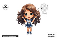 Cheerleader Illustration clipart png