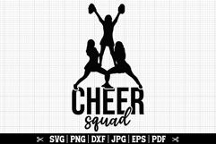 Cheer Squad SVG, Cheerleader SVG Product Image 1