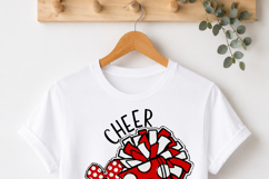 Cheer Mom SVG, Cheerleader Biggest Fan Megaphone Cut File Product Image 4