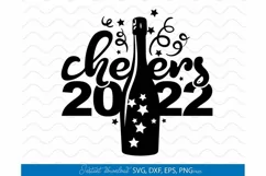 Download this New Year Cheers SVG Shirt Design today for a good price. These Happy New Year Eve SVG are compatible with Cricut and Silhouette Cutting Machines.