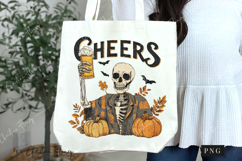 Cheers Funny Skeleton PNG Product Image 4