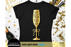 Celebrate New Year 2026 in style with this elegant gold SVG bundle — perfect for shirts, mugs, cards, and party decorations.