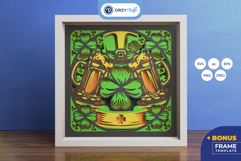 Cheers to Luck St Patricks 3D Shadow Box Product Image 1